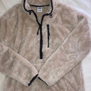 Victoria’s Secret Pink Sherpa pullover. Size S